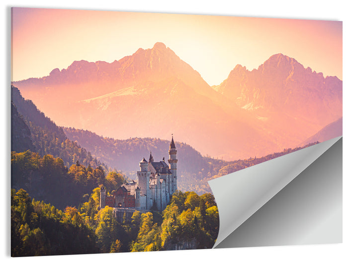 Neuschwanstein Castle Wall Art as a poster print