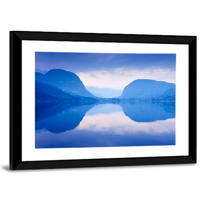 Lake Bohinj Morning Reflection Wall Art