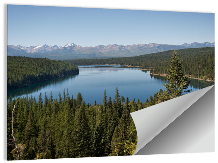 Holland Lake in Summer Wall Art as a poster print