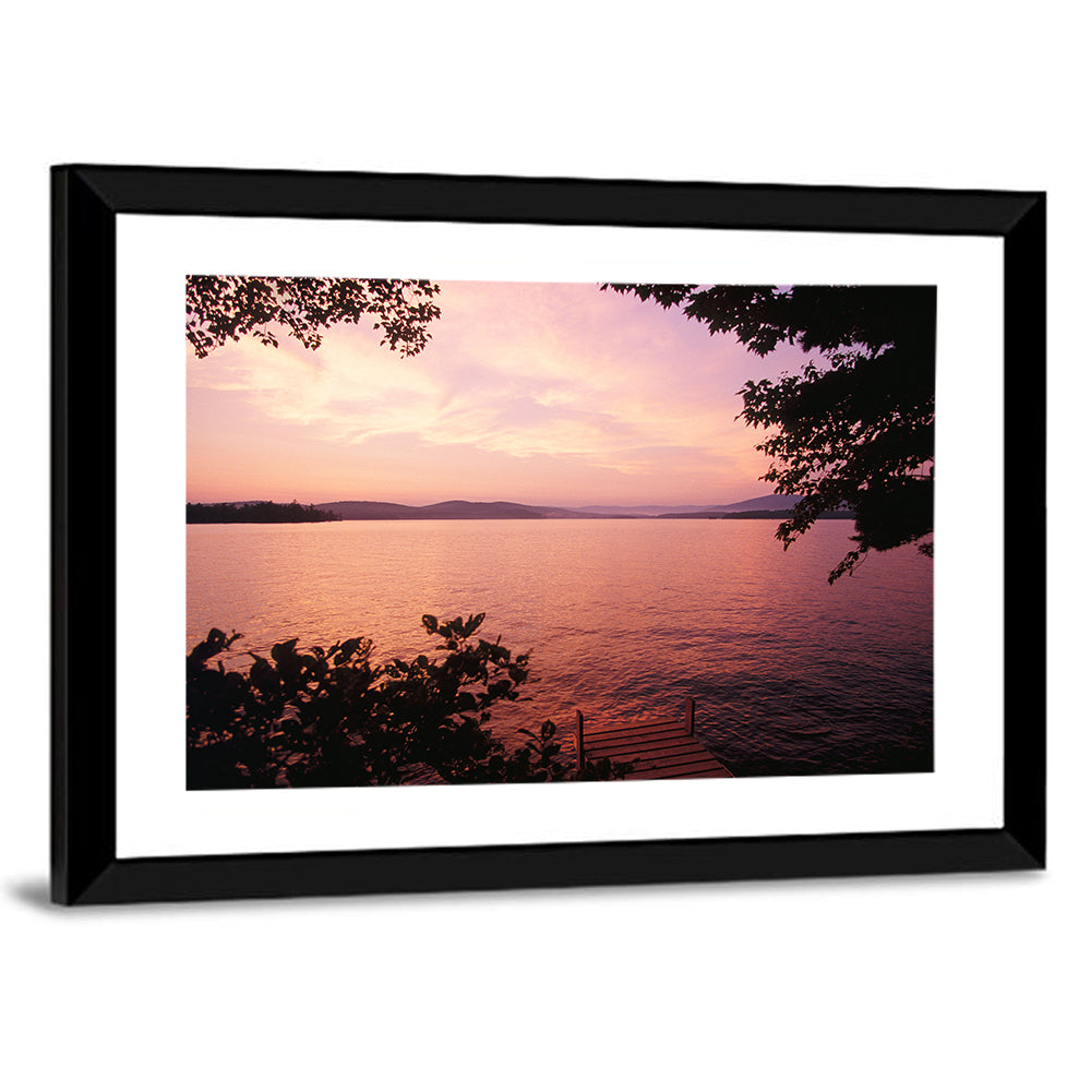 Lake Winnipesaukee Sunset Wall Art