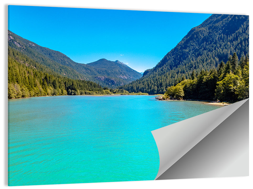 Diablo Lake Turquoise View Wall Art