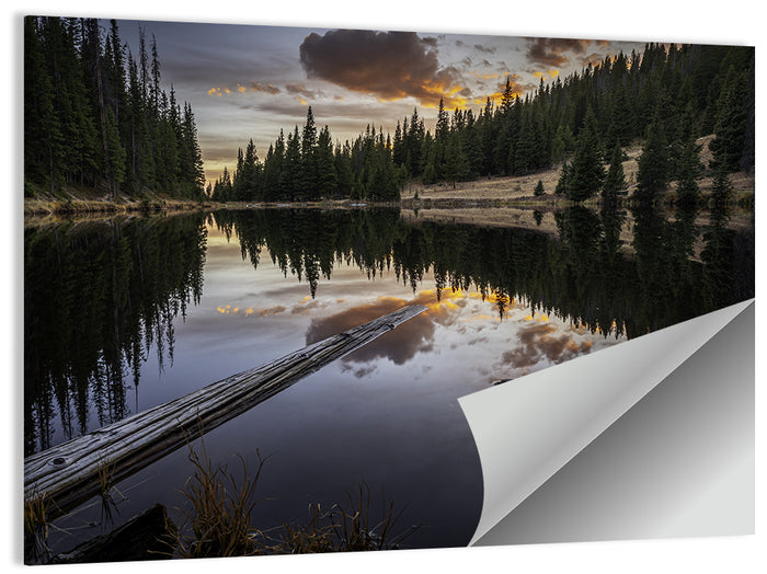 Lake Irene Sunset Wall Art as a poster print