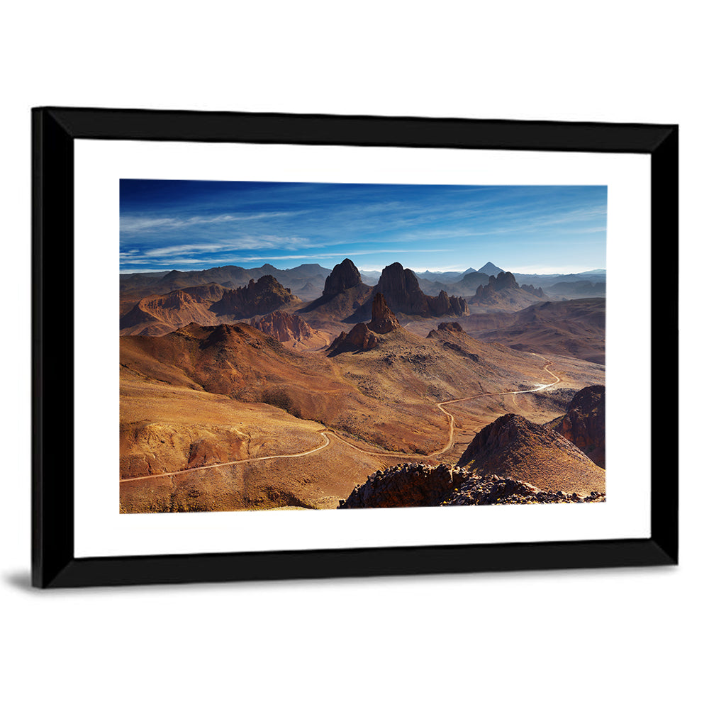 Hoggar Mountain Road Wall Art