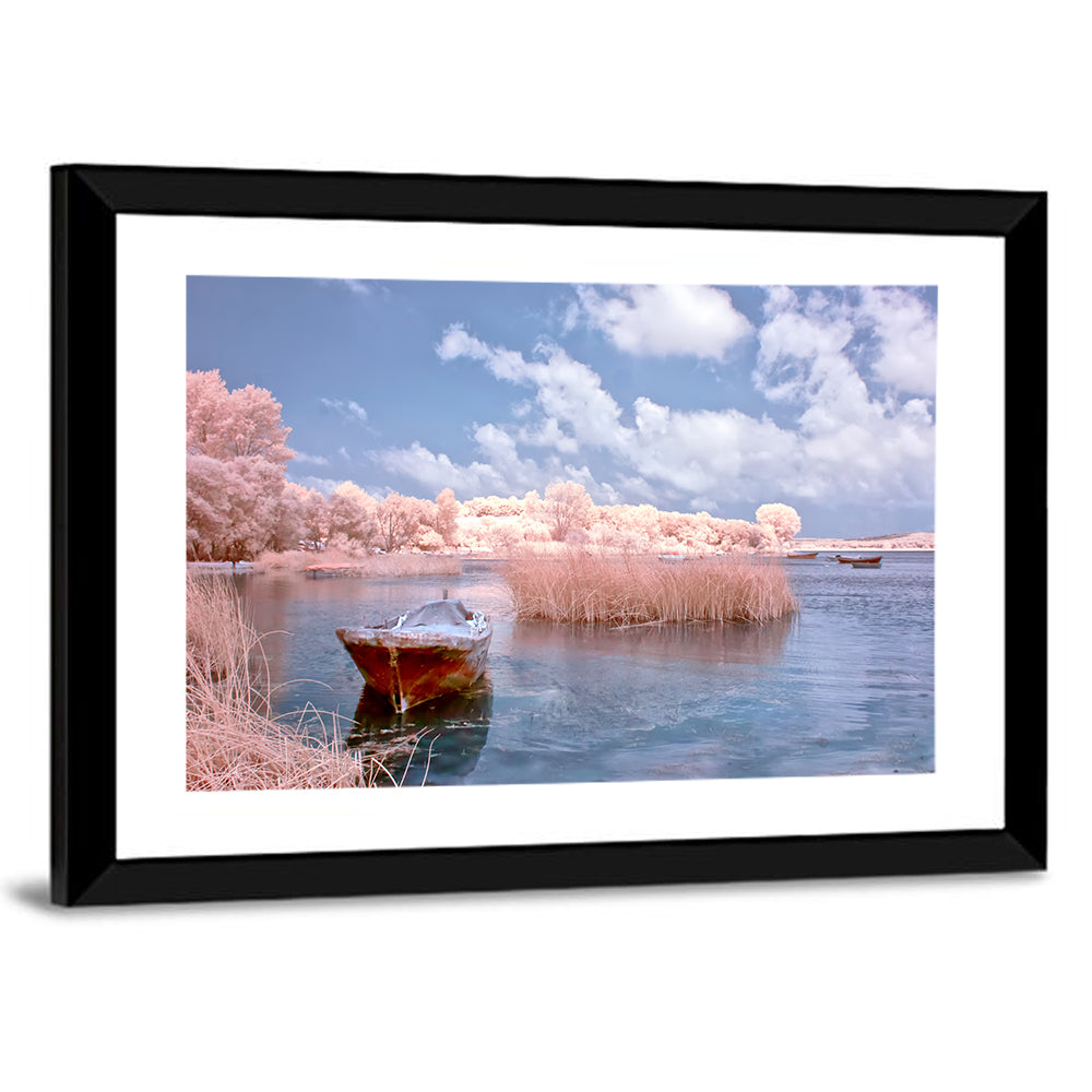 Golyazi Lake Boat Wall Art