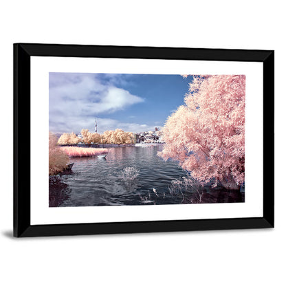 Golyazi Lake Infrared Landscape Wall Art