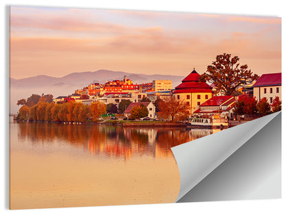 Svět Pond, Trebon Sunrise Wall Art
