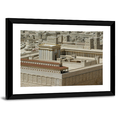 Holyland Model Second Temple Wall Art