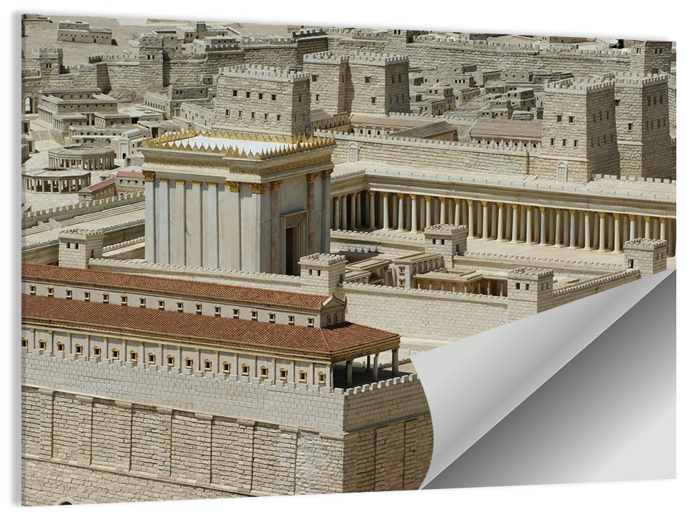 Holyland Model Second Temple Wall Art