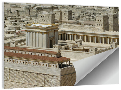 Holyland Model Second Temple Wall Art