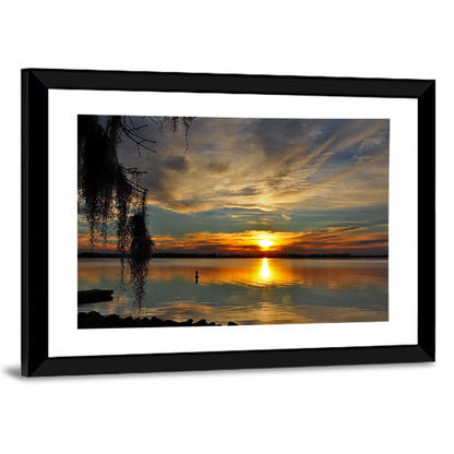 Lake Seminole Sunset Reflection Wall Art