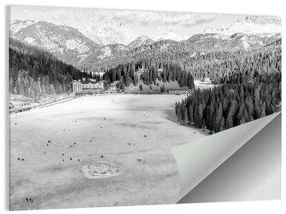 Dolomites at Lago Di Misurina Wall Art