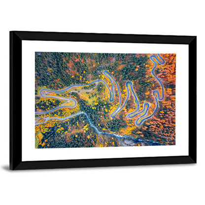 Maloya Pass Aerial View Wall Art