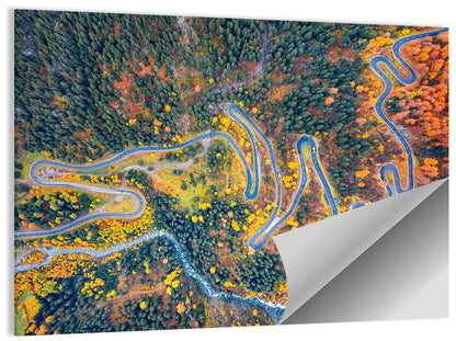 Maloya Pass Aerial View Wall Art