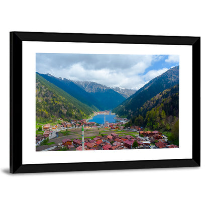 Uzungöl Village Lake View Wall Art
