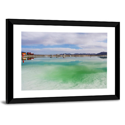 Emerald Salt Lake Wall Art