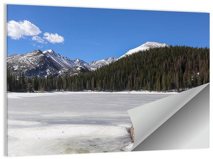 Bear Lake Winter View Wall Art