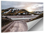 Gravel Road at Landmannalaugar Wall Art