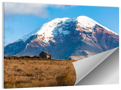 Chimborazo Rustic Mountain Landscape Wall Art