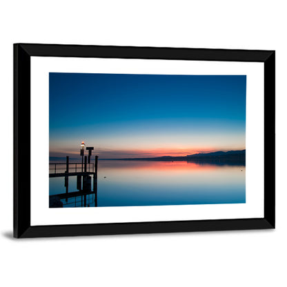 Lake Geneva Sunrise Pier Wall Art
