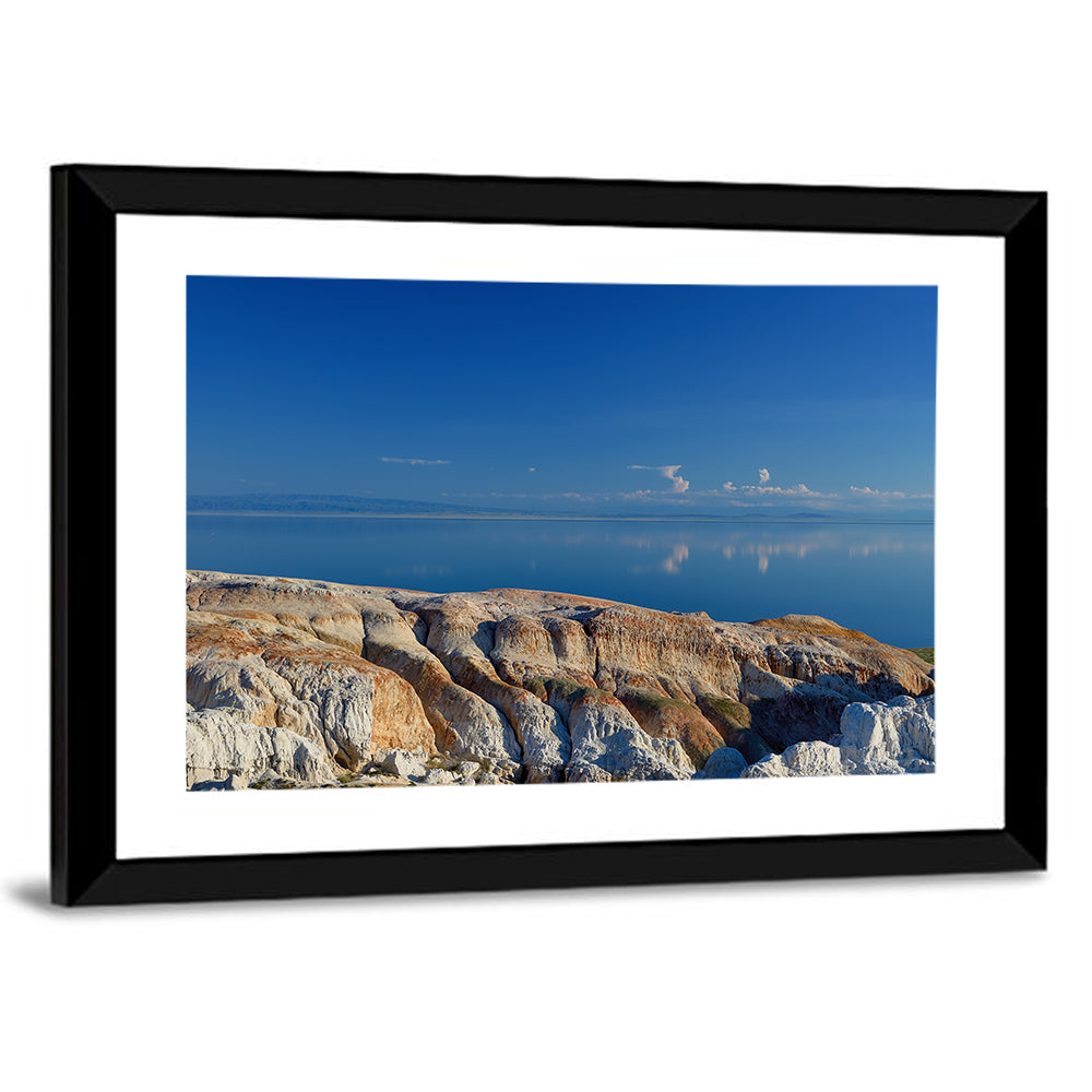 Shekelmes Tract Cliff Over Lake Wall Art