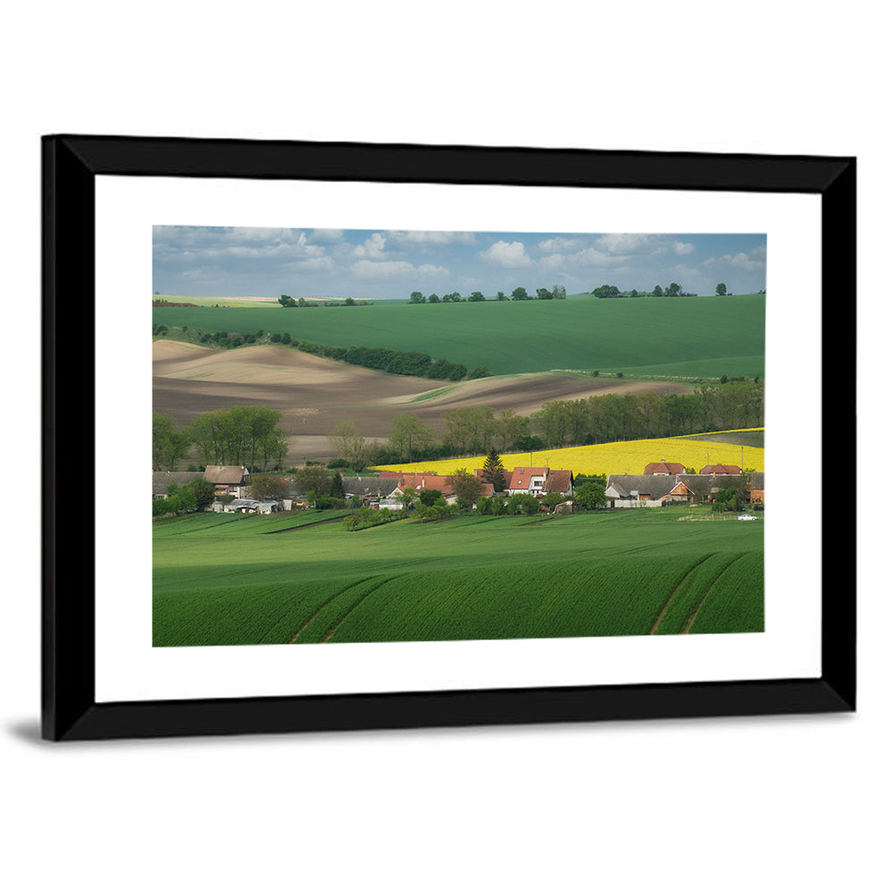Gentle Moravian Hills Wall Art