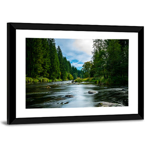 Bavarian Forest River Wall Art