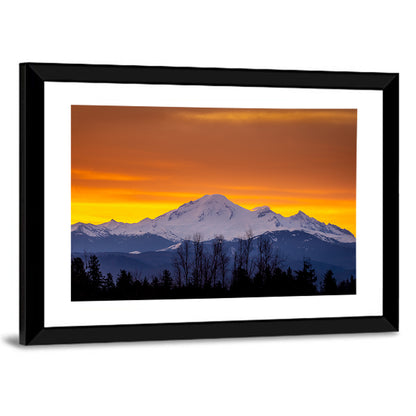 Sunrise Over Mount Baker Wall Art