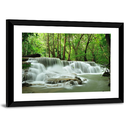 Erawan Falls Forest Cascade Wall Art
