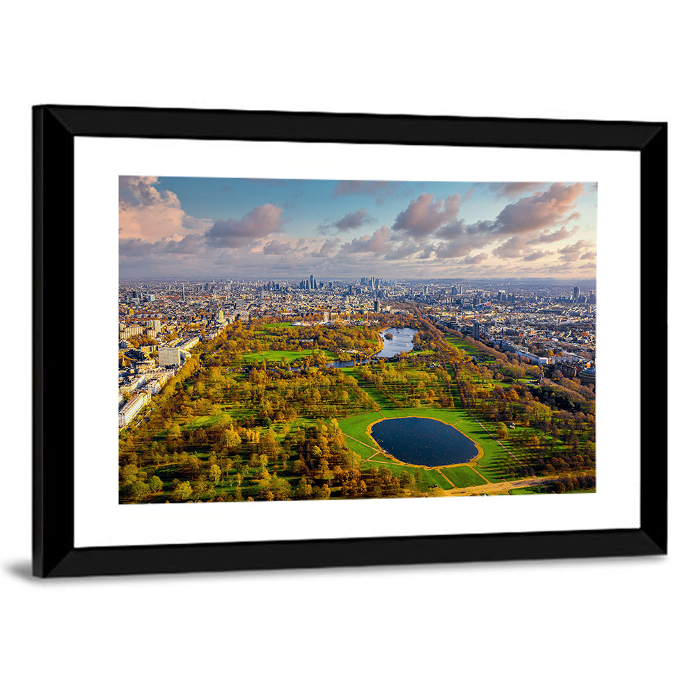 Hyde Park Aerial View Wall Art