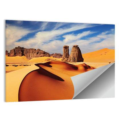 Tadrart Rouge Sand Dunes Wall Art