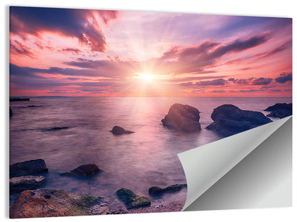Ethereal Sea Sunrise Wall Art