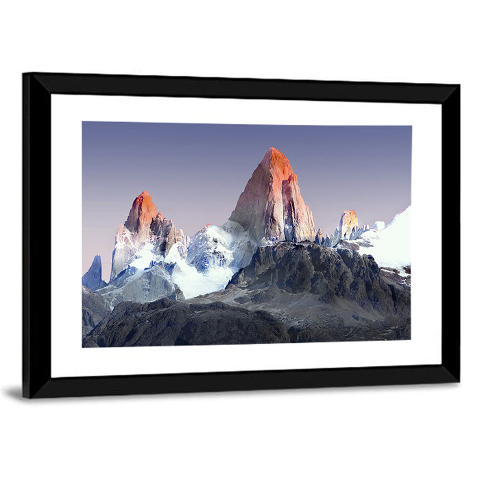 Mount Fitz Roy Wall Art as a framed print