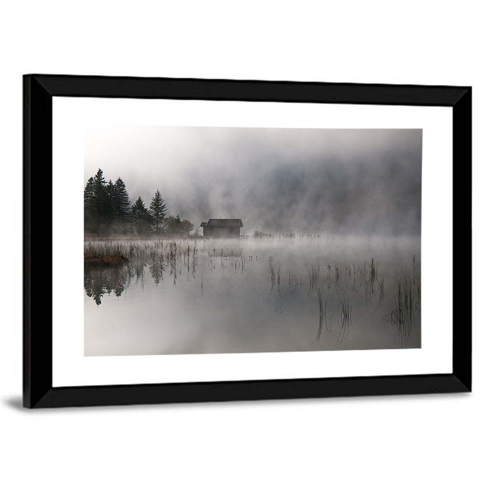 Ferchensee Morning Mist Wall Art
