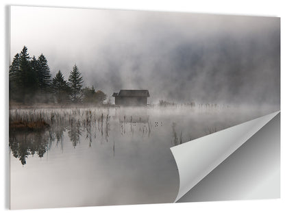 Ferchensee Morning Mist Wall Art