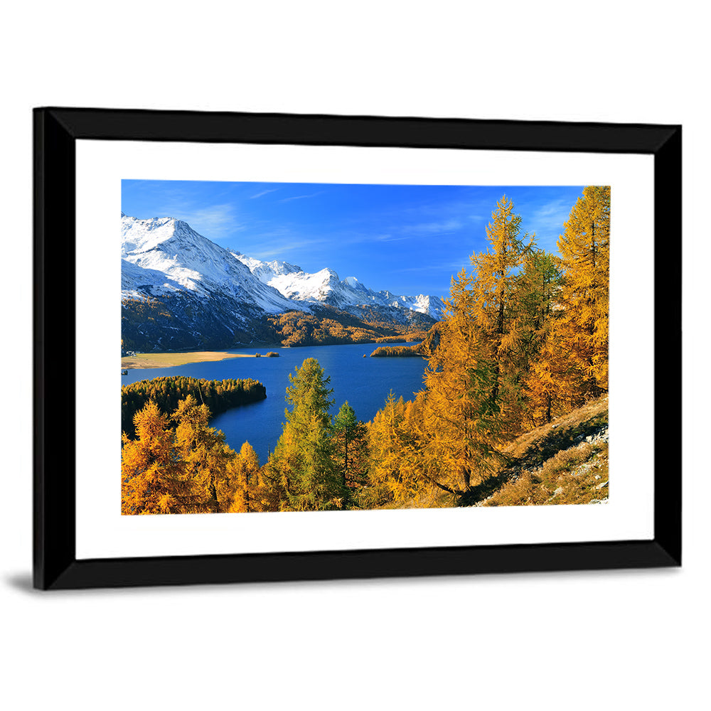 Silsersee Autumn Vista Wall Art