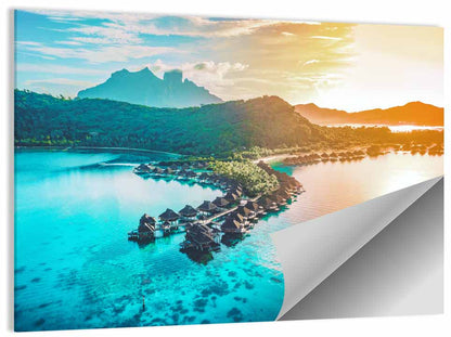 Bora Bora Overwater Bungalows Wall Art