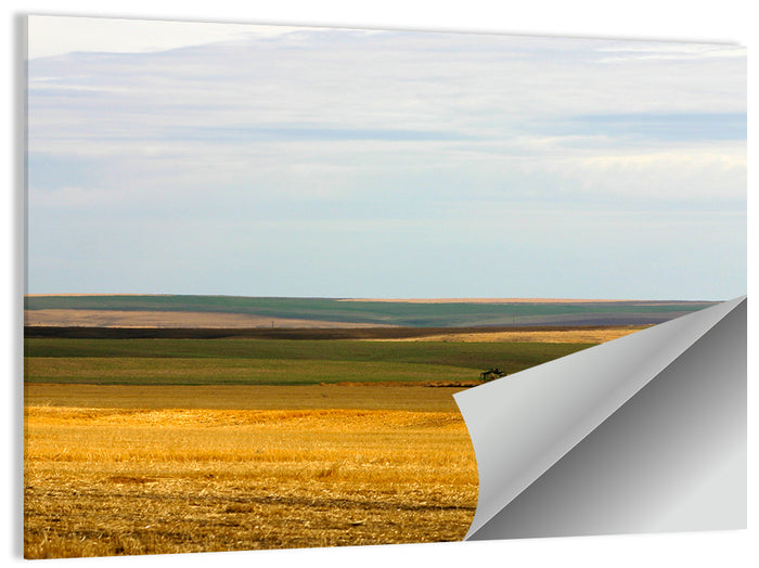 Lone Barn, Montana Farmland Wall Art as a poster print