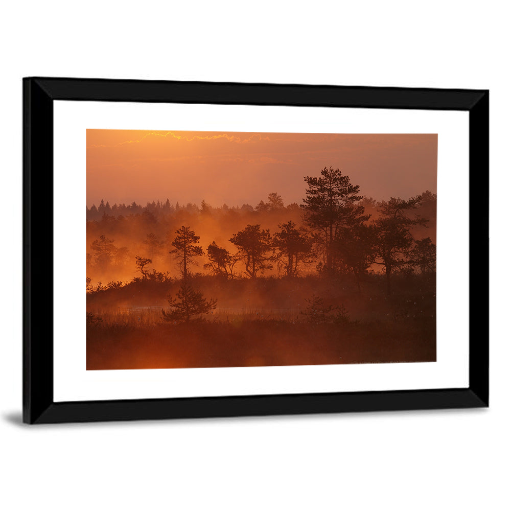 Kakerdaja Bog at Sunrise Wall Art