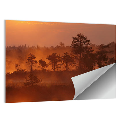 Kakerdaja Bog at Sunrise Wall Art