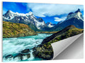 Torres Del Paine Glacier Stream Wall Art