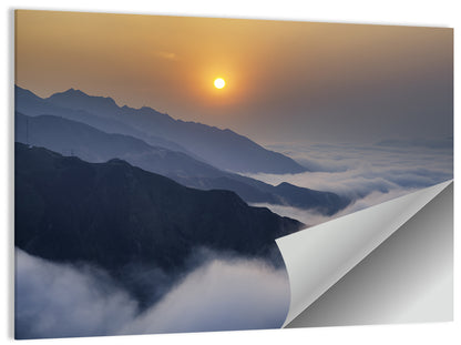 Ta Xua Range at Golden Dawn Wall Art