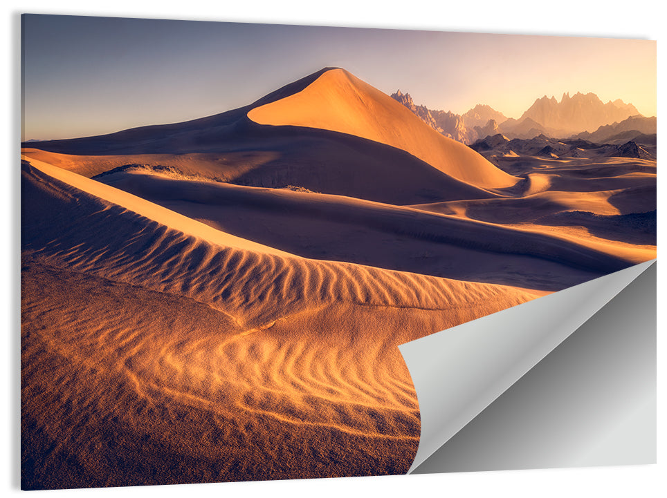 Tabuk Golden Hour Dunes Wall Art