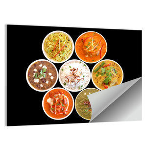 Indian Dishes Wall Art