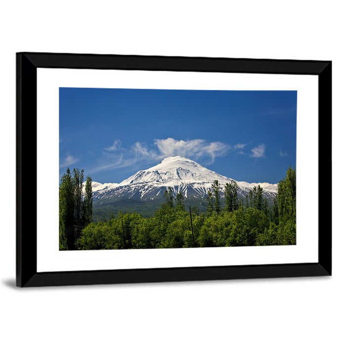 Mount Ararat Wall Art as a framed print