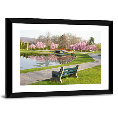 Harrisburg Park Cherry Blossoms Wall Art
