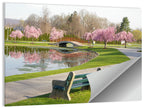 Harrisburg Park Cherry Blossoms Wall Art