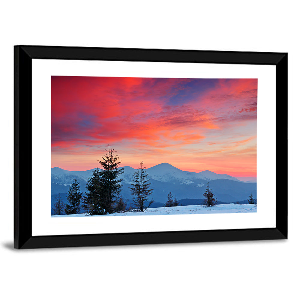 Chernogora Mountains at Sunset Wall Art