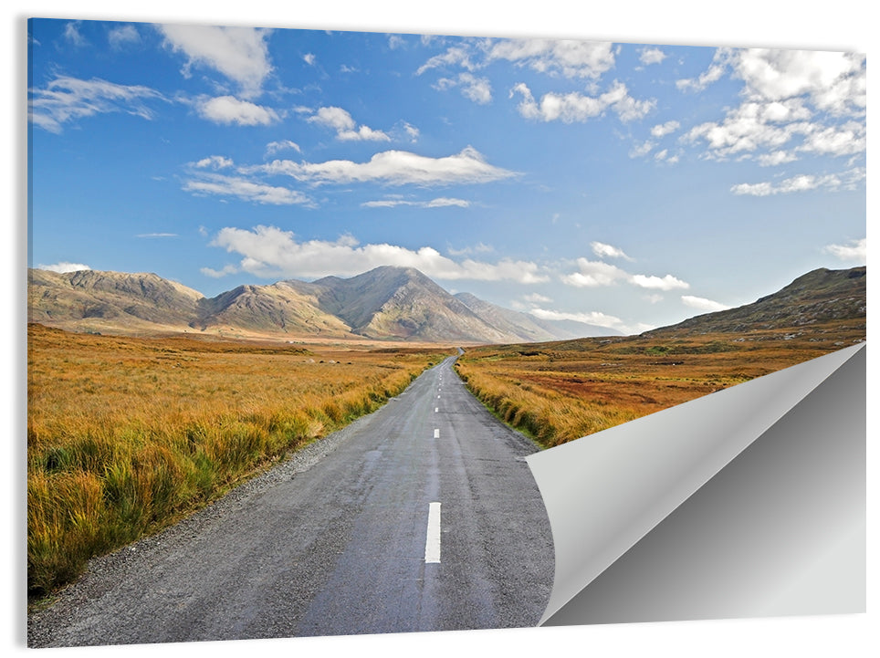 Autumn Mountain Road Wall Art