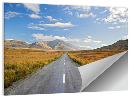 Autumn Mountain Road Wall Art