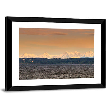 Lake Neuchatel Golden Hour Wall Art